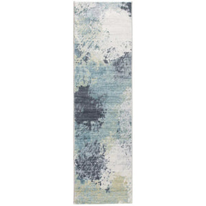 Roxy 2806 Blue/Yellow Nebula Rug