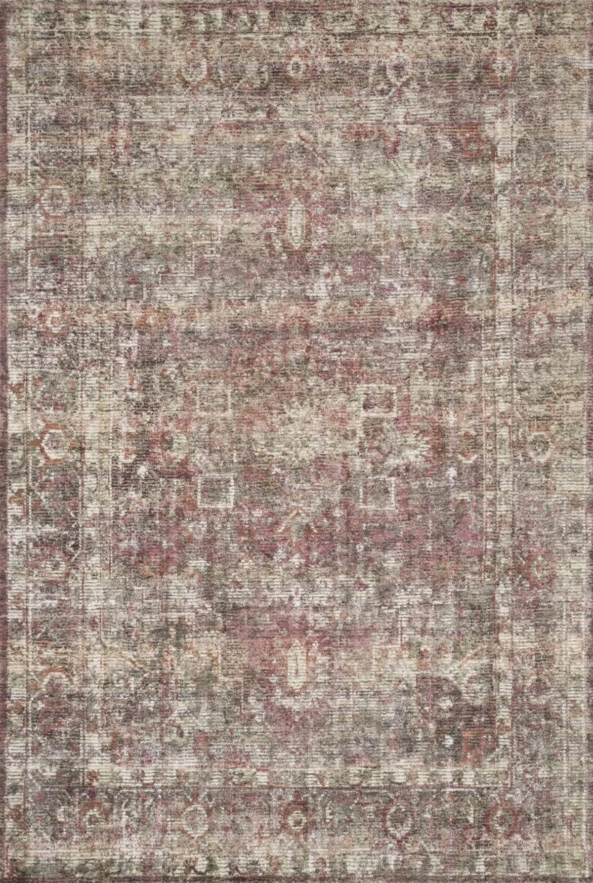 Rumi RUM 04 Berry Rug
