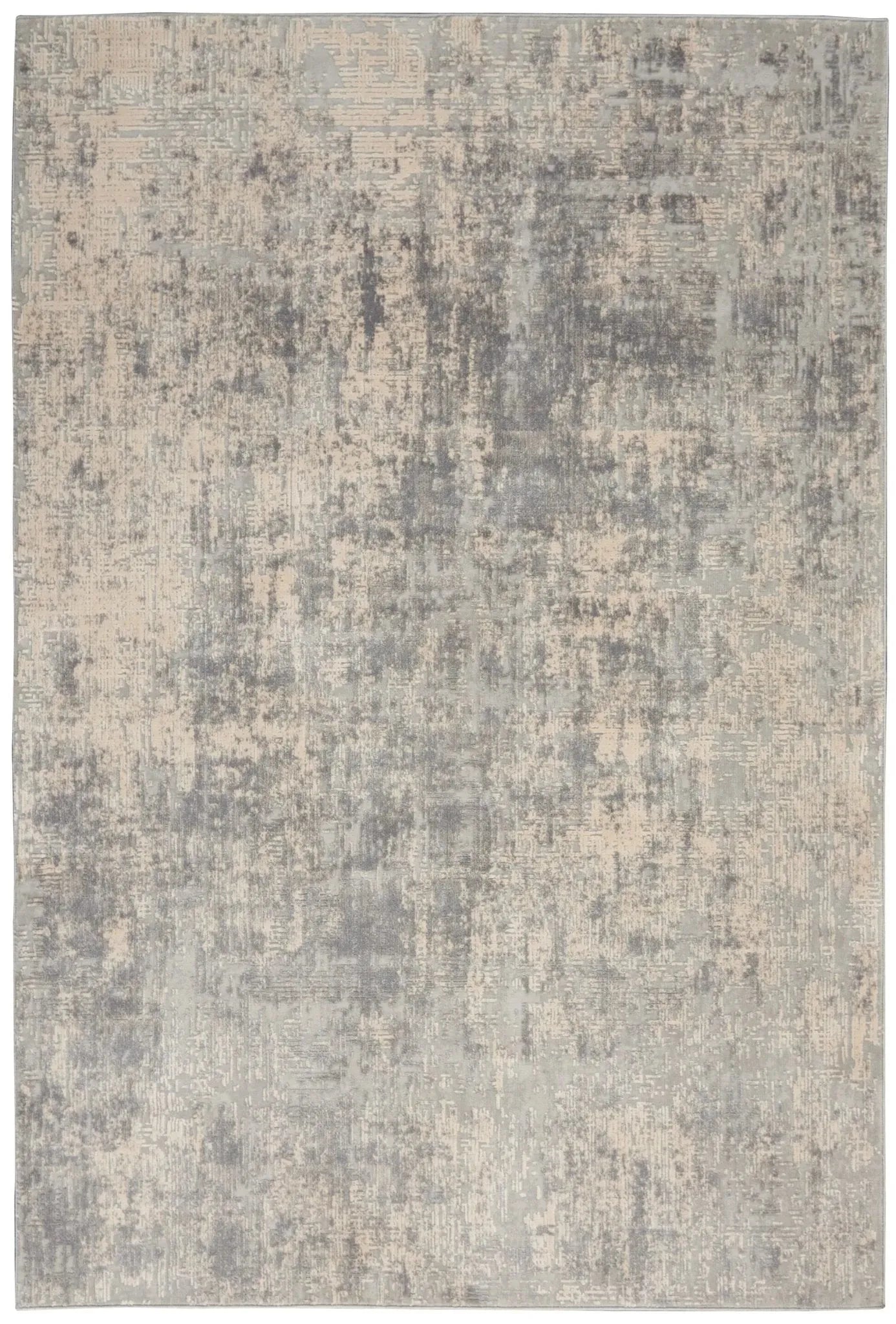 Rustic Textures RUS01 Ivory/Silver Rug