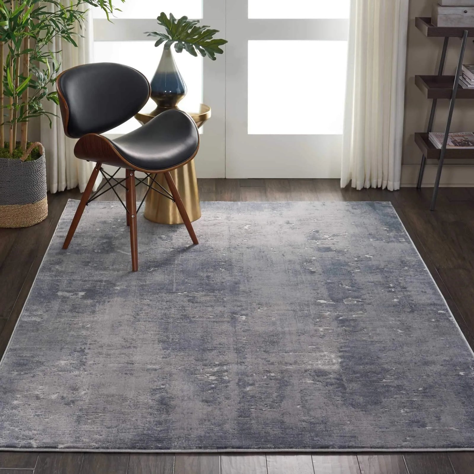 Rustic Textures RUS05 Grey Rug