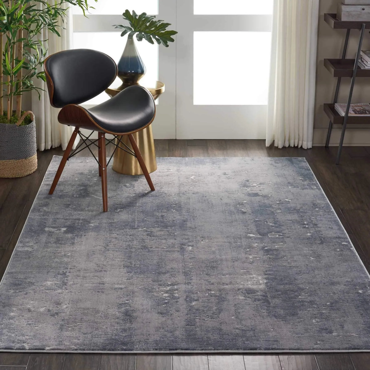 Rustic Textures RUS05 Grey Rug