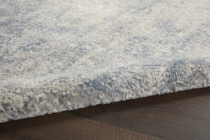 Rustic Textures RUS09 Ivory/Light Blue Rug