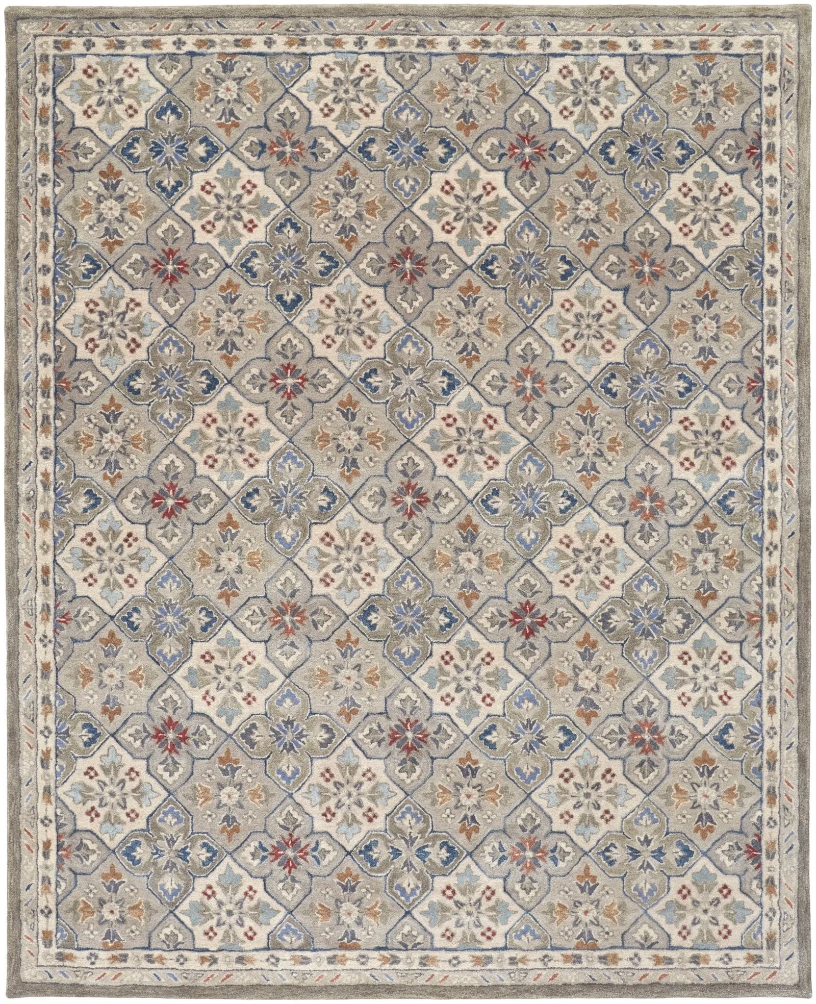 Rylan RYL8638F Taupe/Ivory Rug
