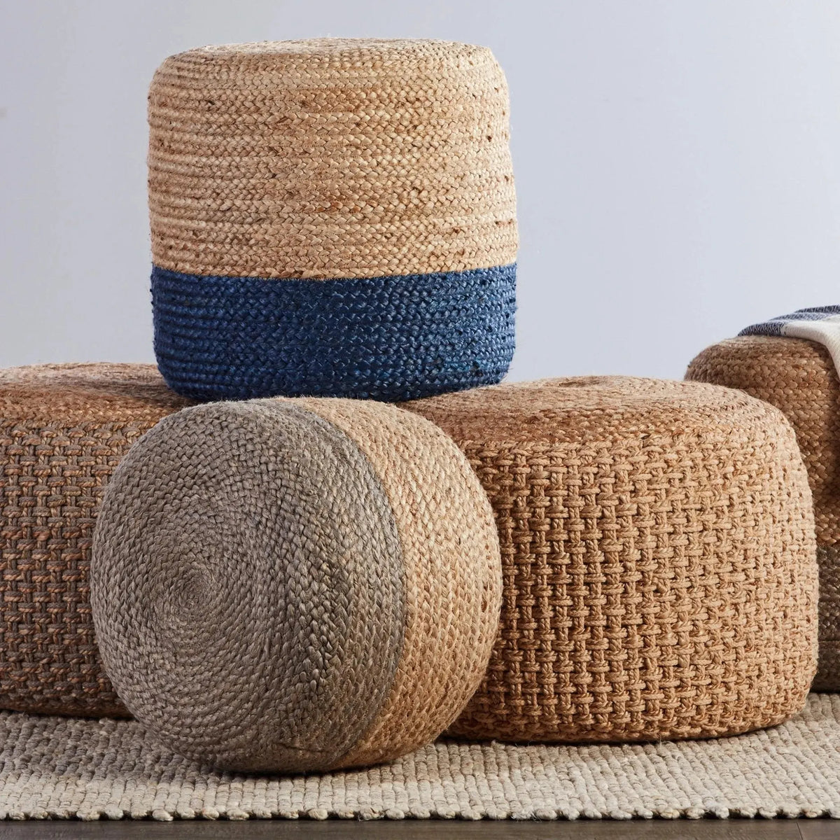 Saba Saa21 Kealani Beige Pouf