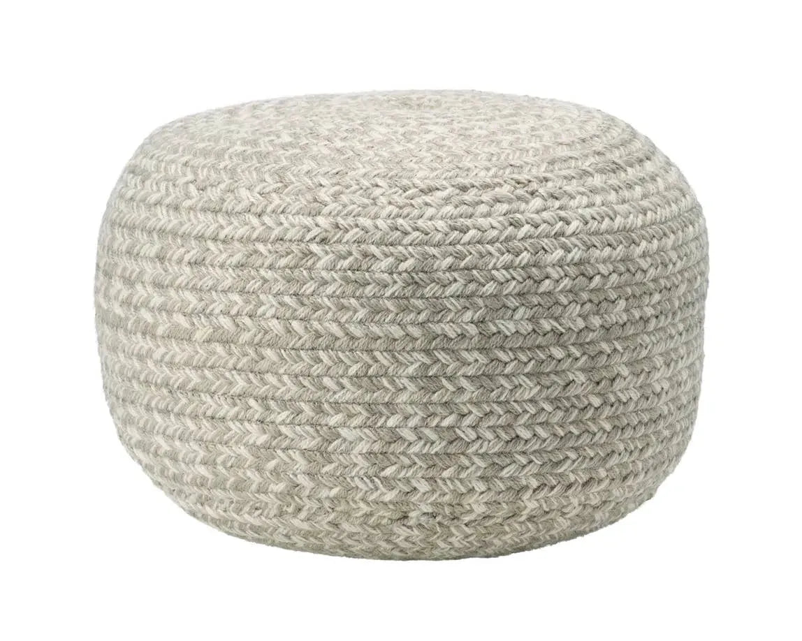Saba Solar SAS08 Grey/Cream Pouf