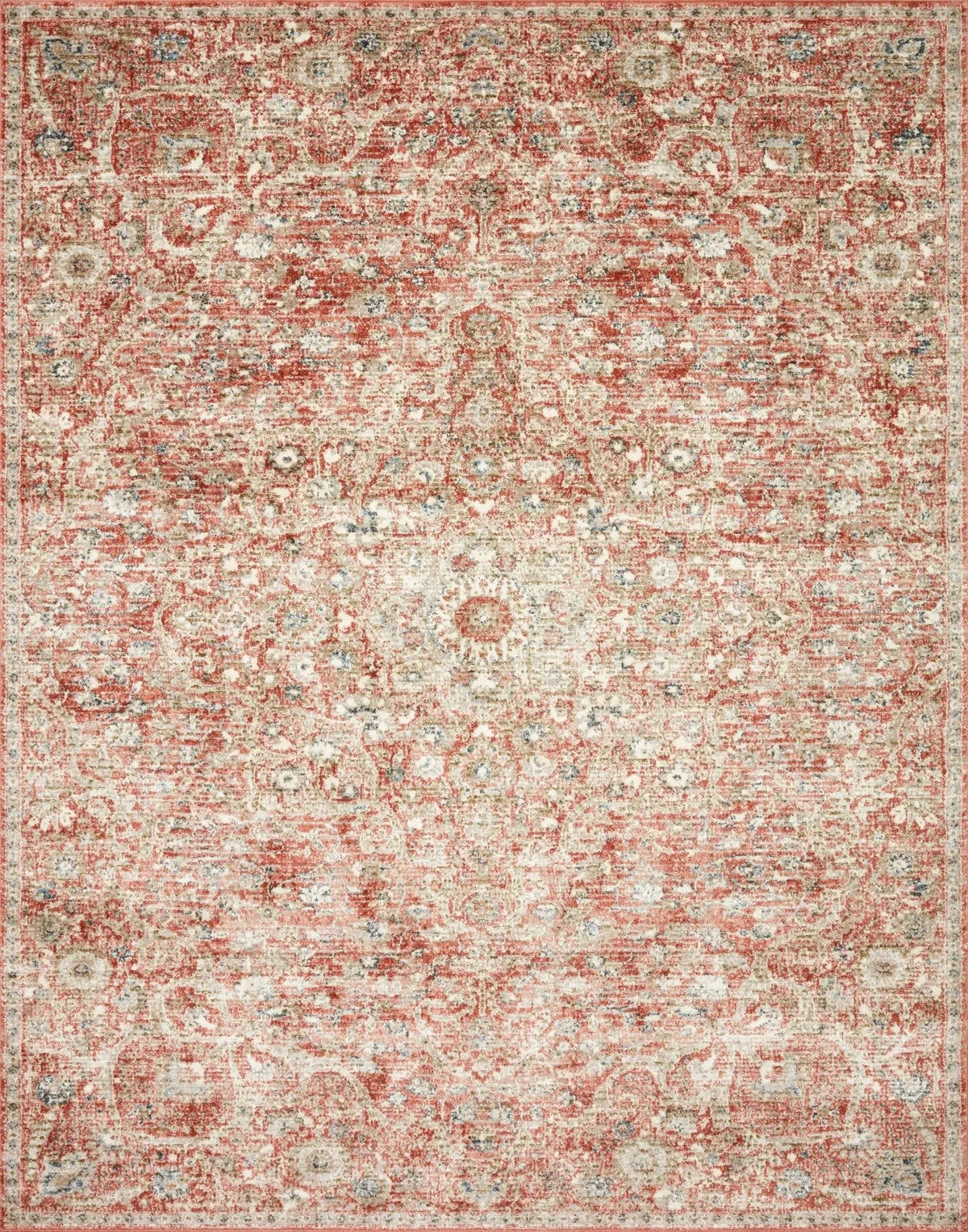 Saban Sab-02 Rust/Beige Rug