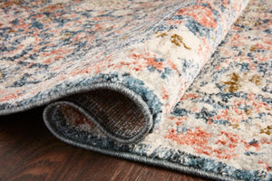 Saban Sab-03 Navy/Rust Rug