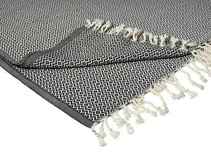 Sadie 80304BLK Black Throw Blanket