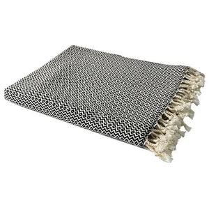 Sadie 80304BLK Black Throw Blanket
