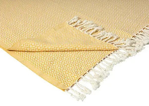 Sadie 80306MST Mustard Throw Blanket