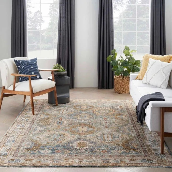 Sahar SHR01 Blue Rug