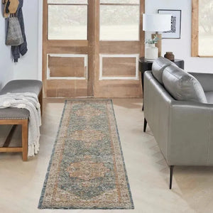 Sahar SHR06 Ivory/Blue Rug