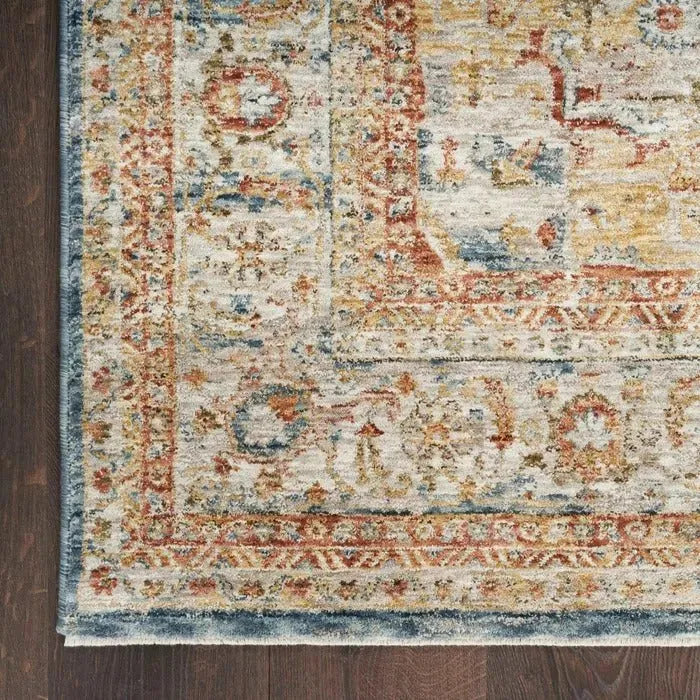 Sahar SHR06 Ivory/Blue Rug