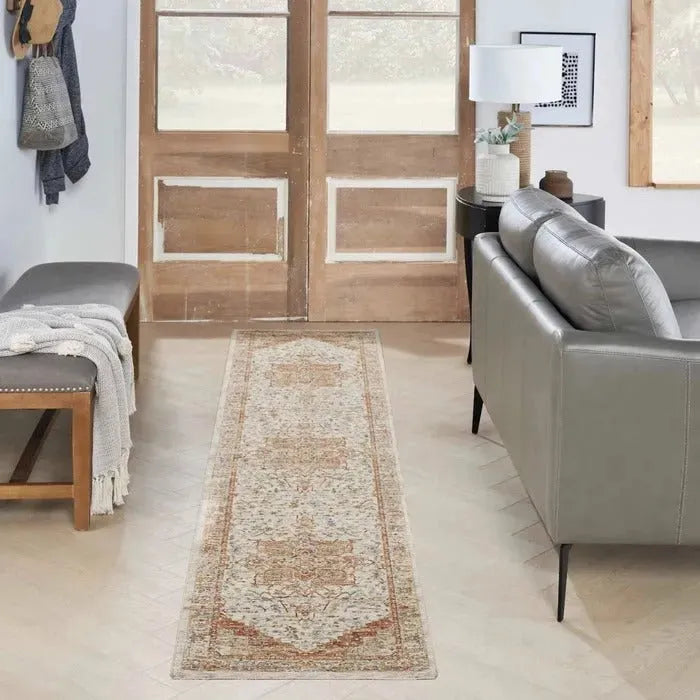 Sahar SHR06 Ivory/Rust Rug