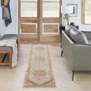 Sahar SHR06 Ivory/Rust Rug