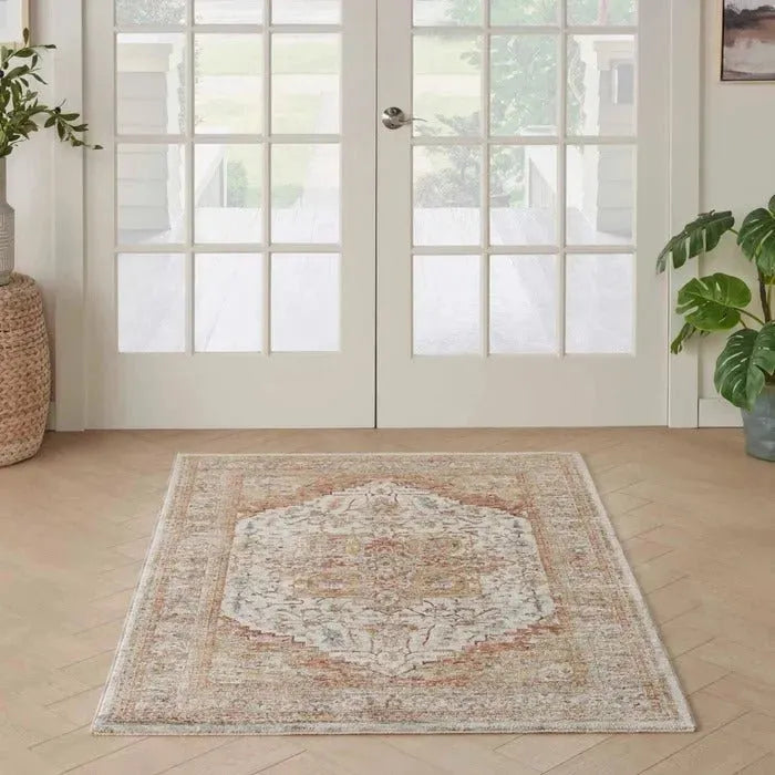 Sahar SHR06 Ivory/Rust Rug