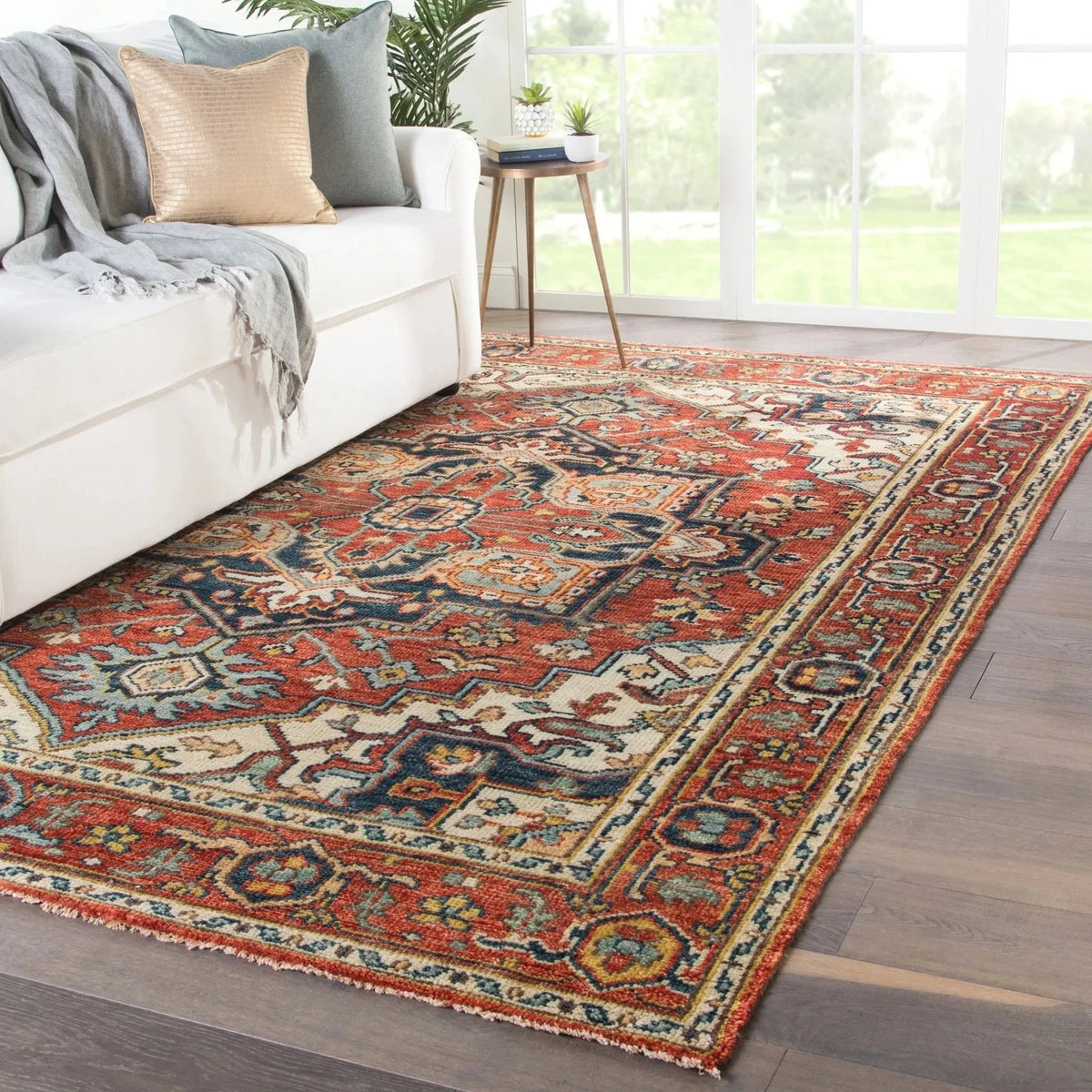 Salinas SLN05 Willa Oatmeal/Cinnabar Rug