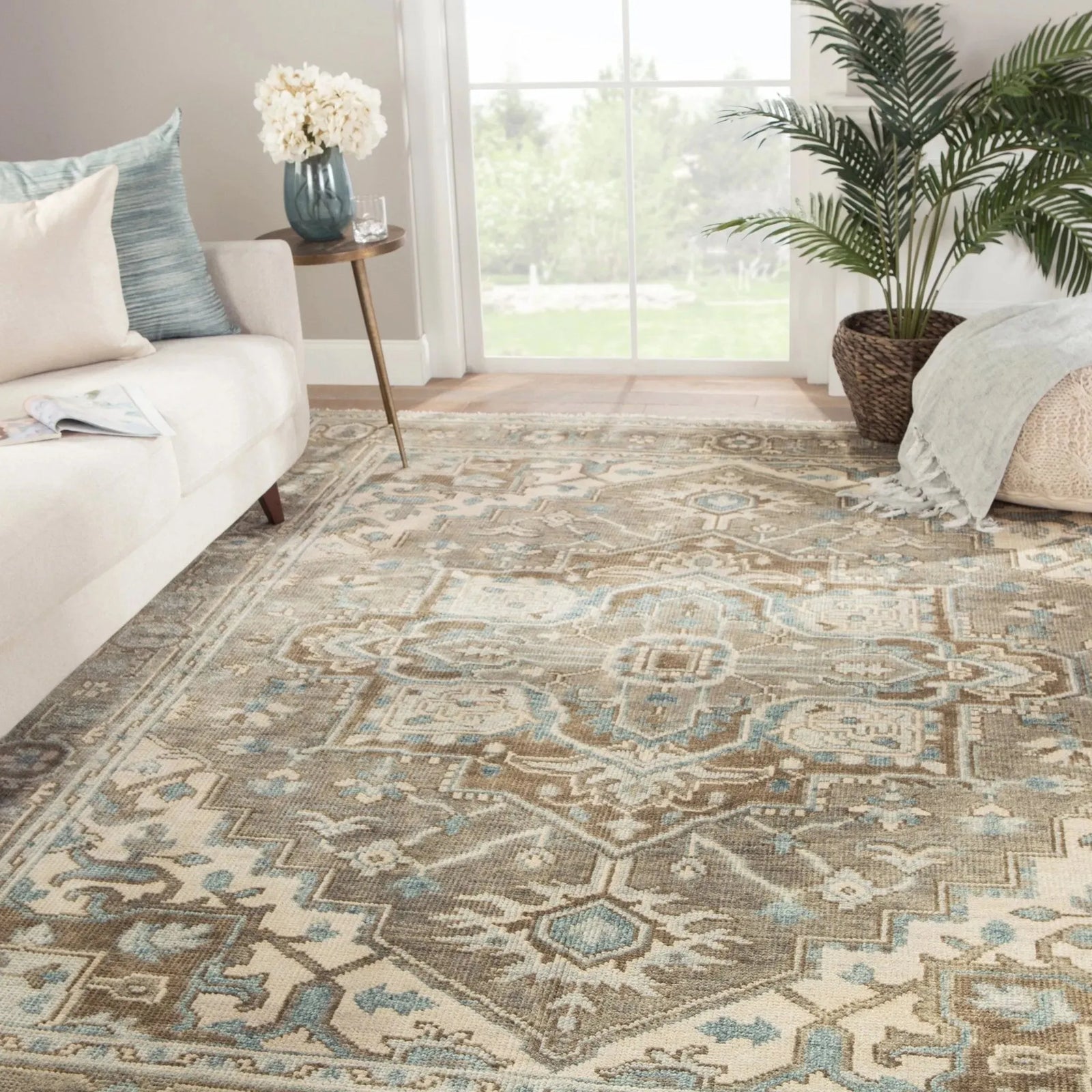 Salinas SLN07 Flynn London Fog/Whitecap Gray Rug