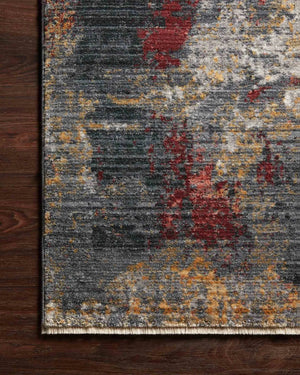Samra Sam-03 Dk. Grey/Spice Rug