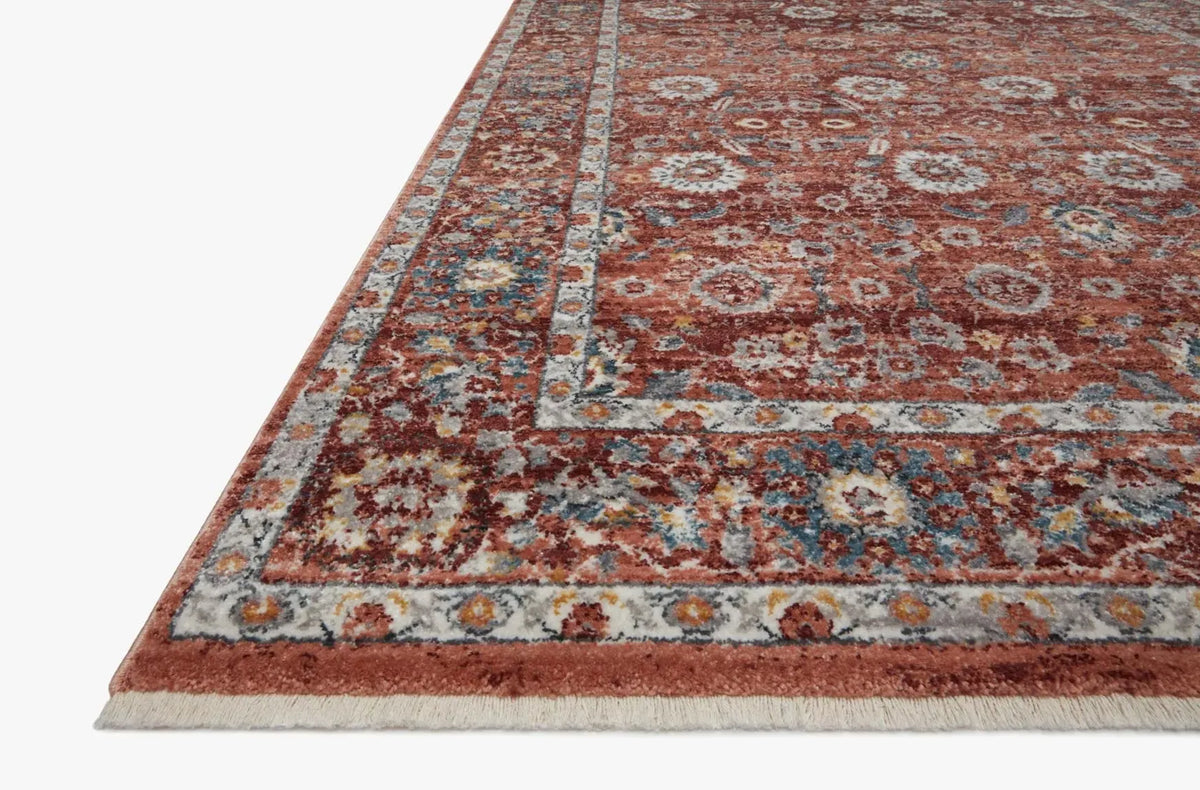 Samra Sam-07 Brick/Multi Rug