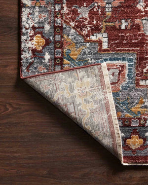 Samra Sam-10 Brick/Grey Rug
