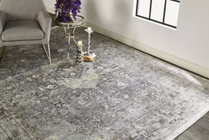 Sarrant 3966F Gray/Silver Rug