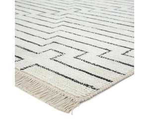 Satellite SAT02 Alloy White / Black Rug
