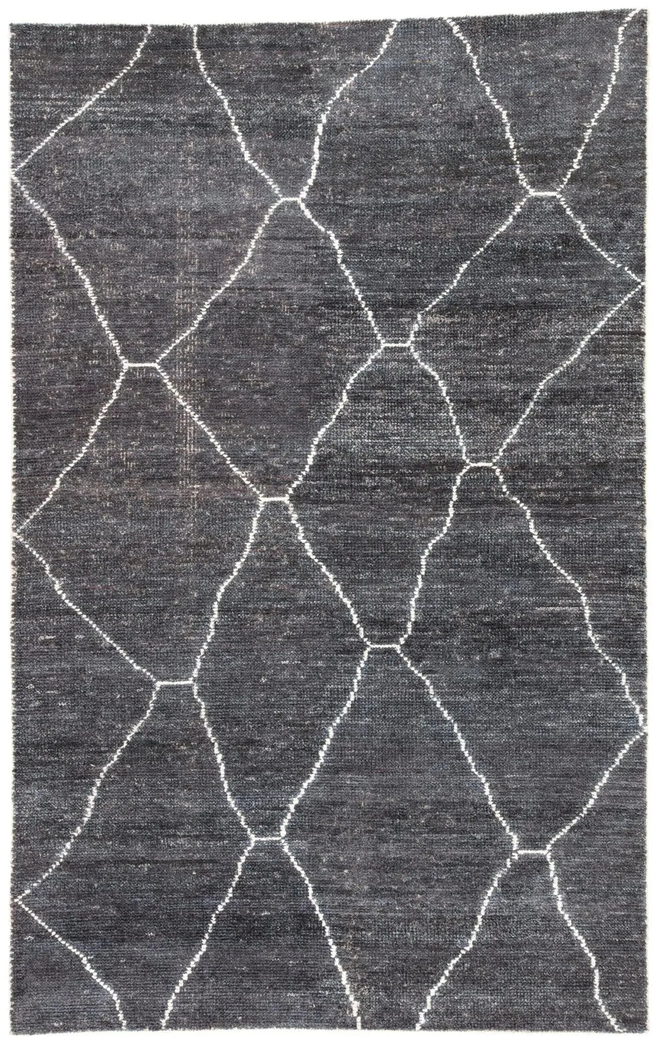 Satellite Sat05 Carmine Dark Gray/Blue Rug