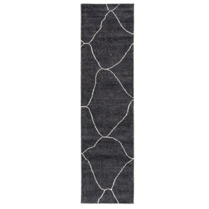 Satellite Sat05 Carmine Dark Gray/Blue Rug