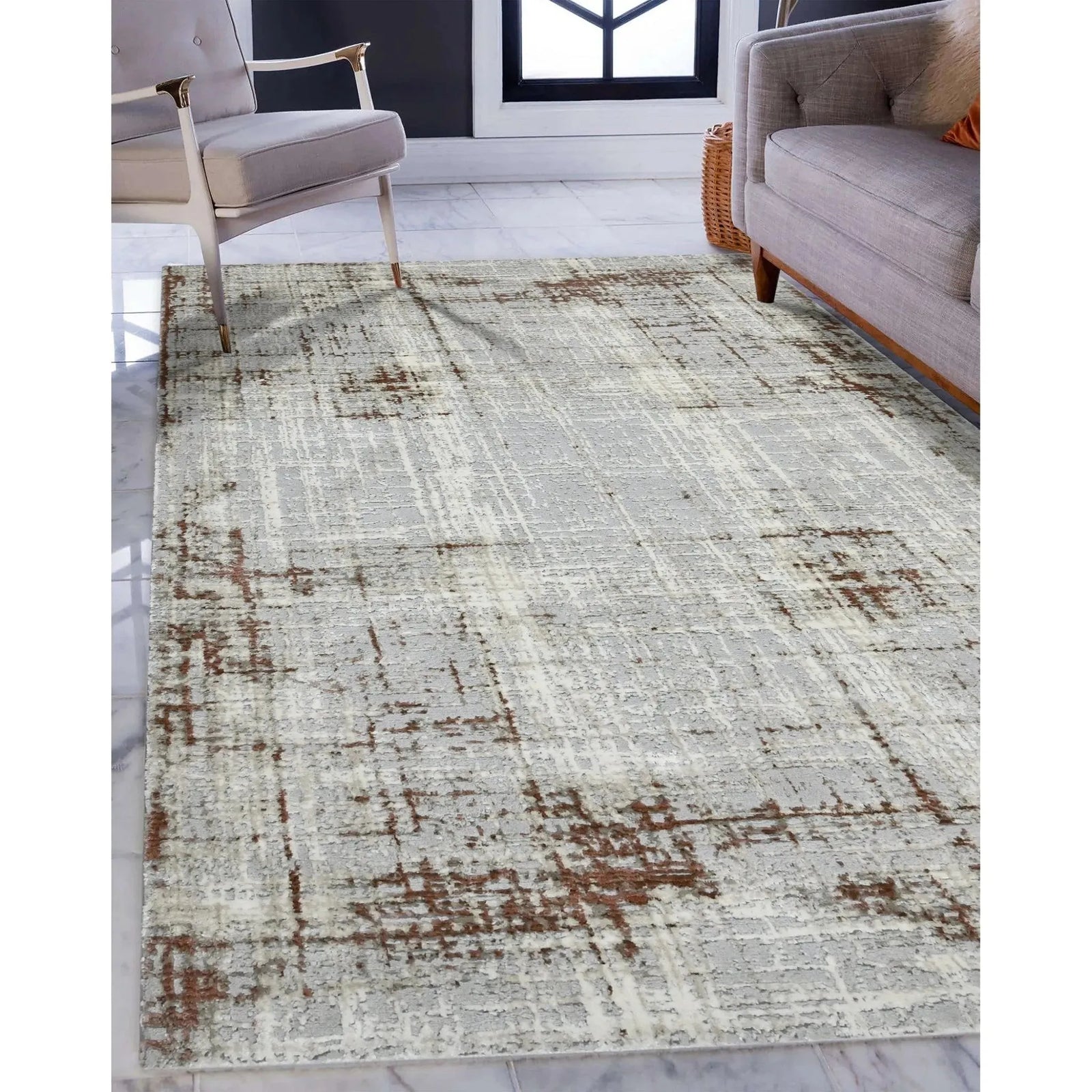 Savannah SAV-6 Grey/Red Rug