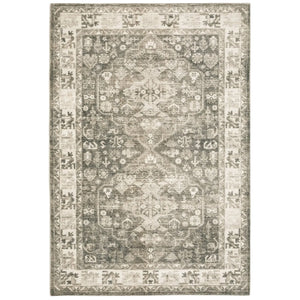 Savoy 28105 Charcoal/Ivory Rug