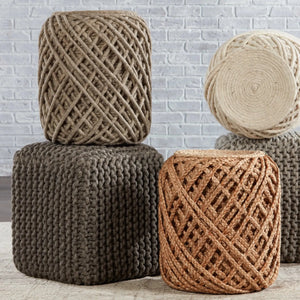 Scandinavia Pouf Scp17 Nata Gray Pouf
