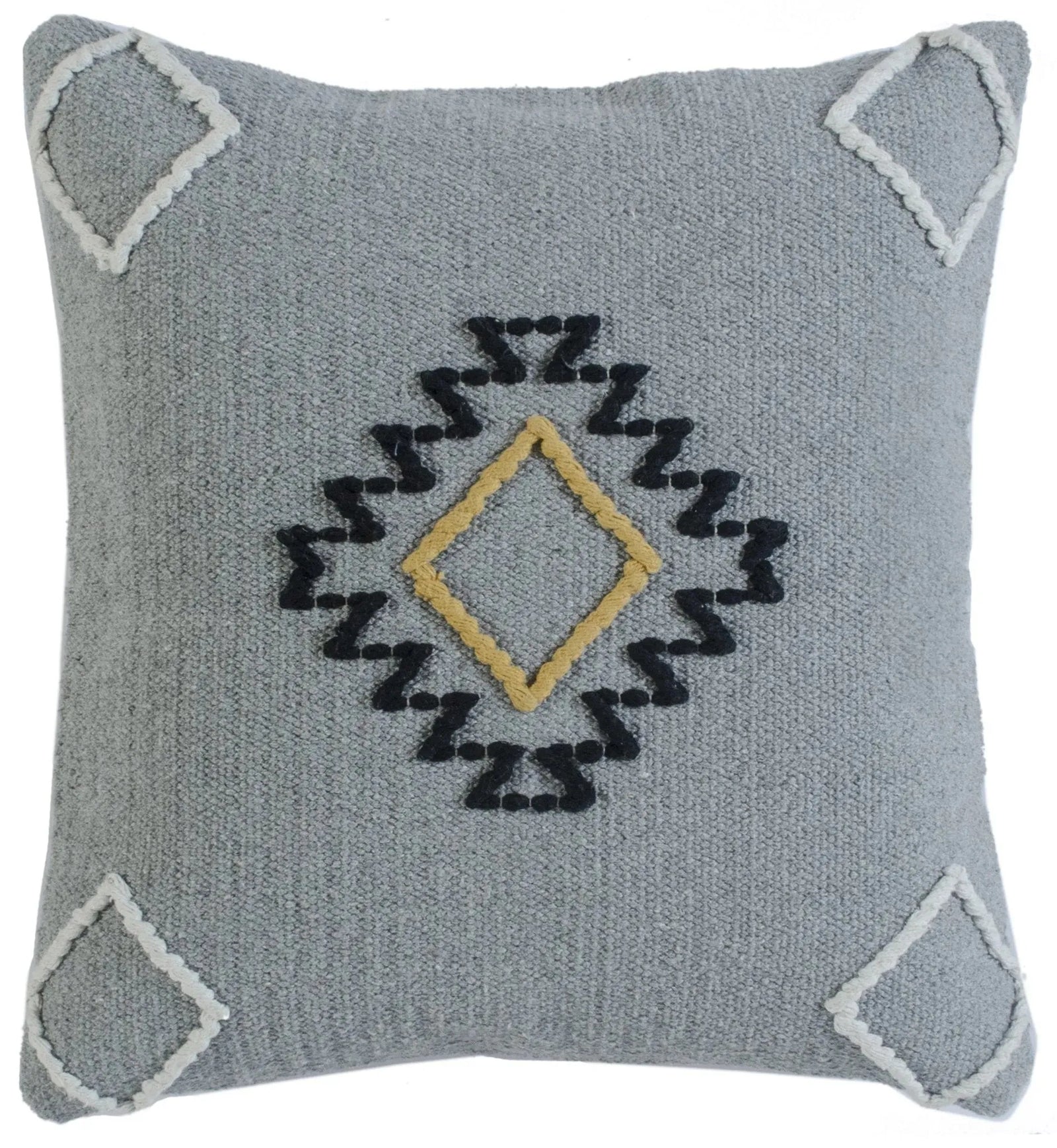 Scandinavian Diamond Motif Lr07615 Gray/Multi Pillow