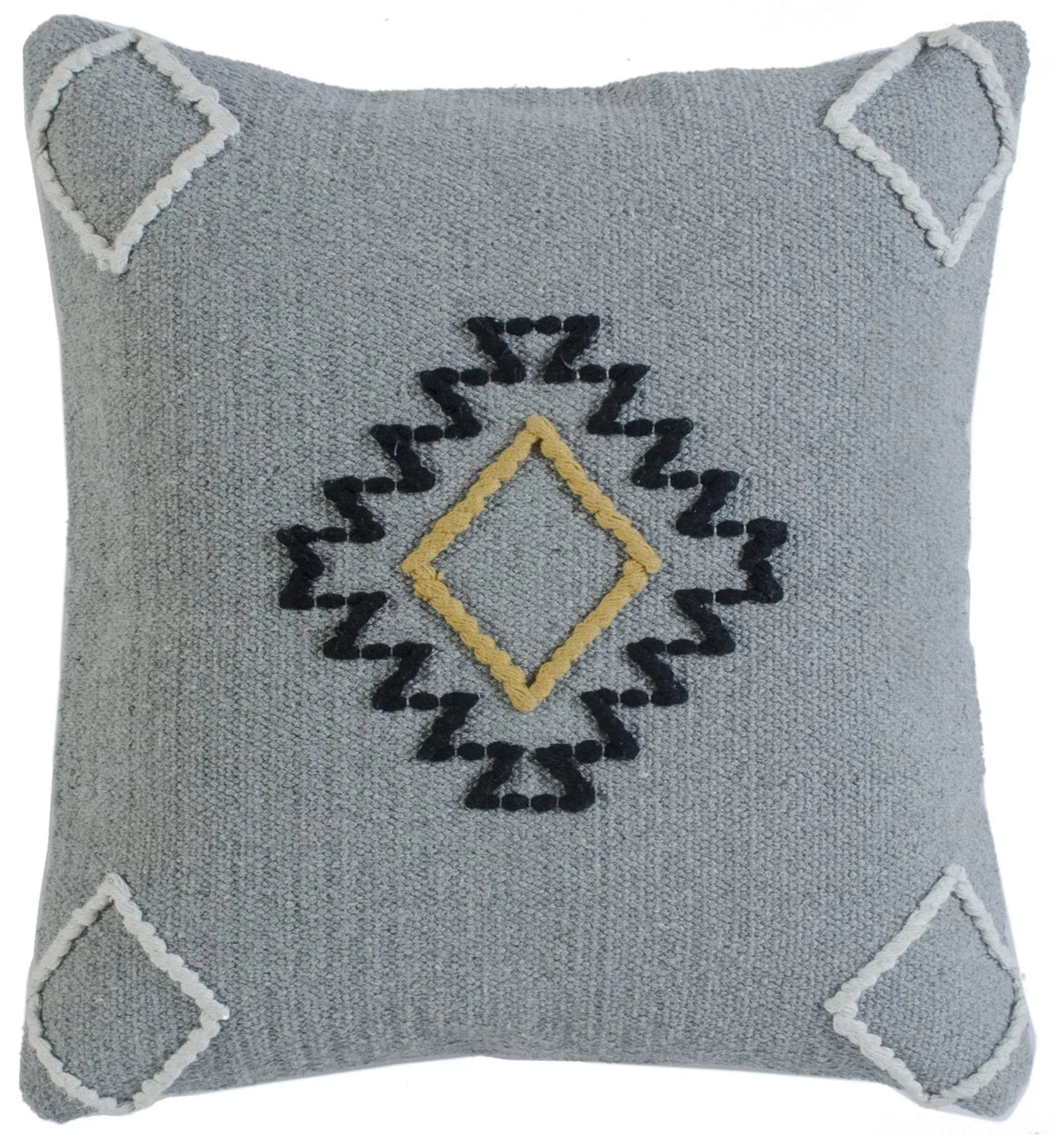 Scandinavian Diamond Motif Lr07615 Gray/Multi Pillow