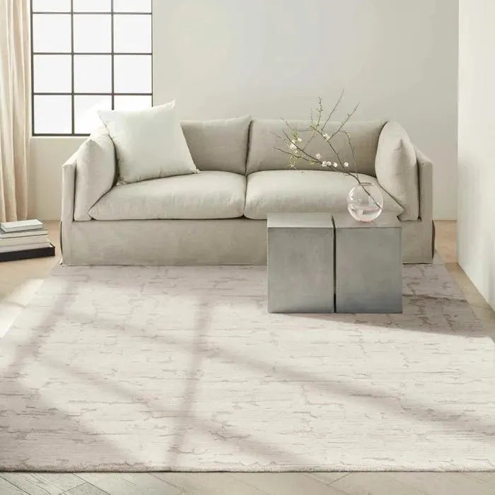 Sculptural SCL01 Ivory Rug