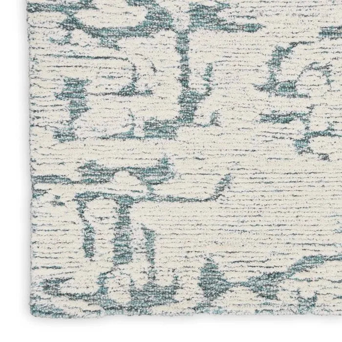 Sculptural SCL01 Teal Rug