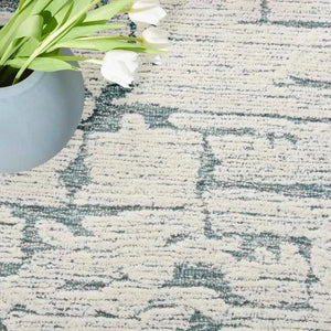 Sculptural SCL01 Teal Rug