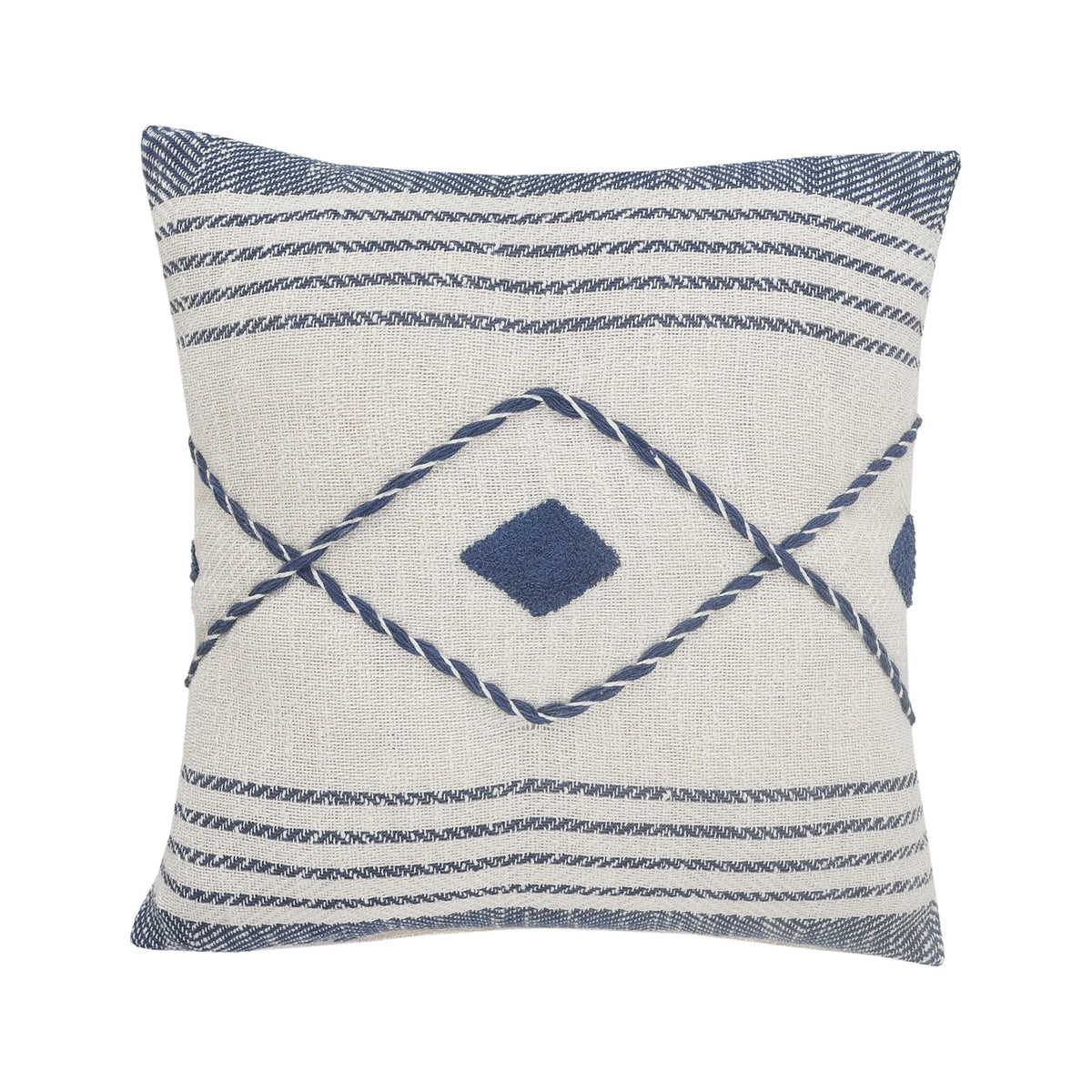Seashore Lr07584 Blue/White Pillow