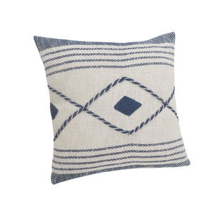 Seashore Lr07584 Blue/White Pillow