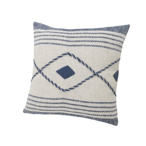 Seashore Lr07584 Blue/White Pillow