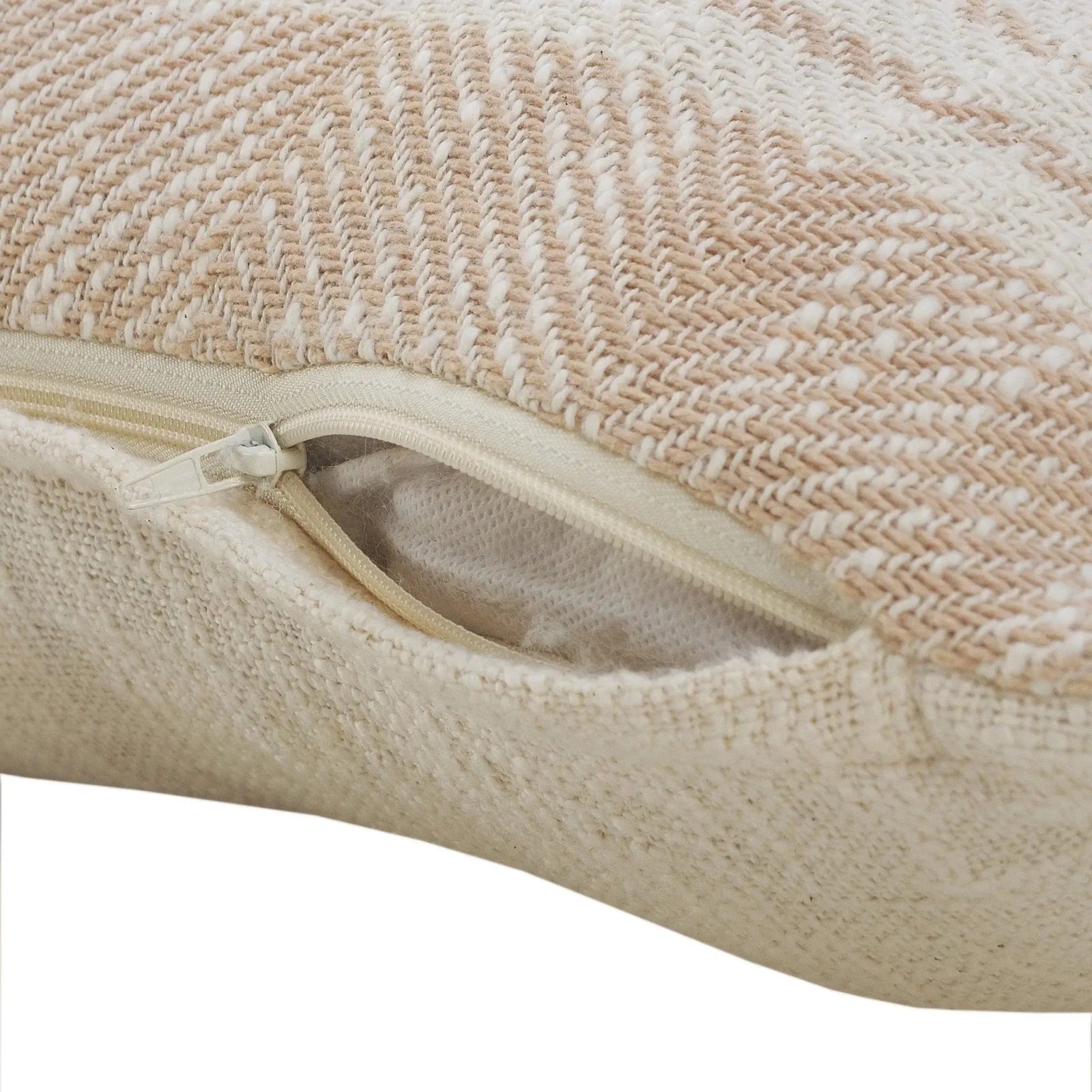Seashore Lr07585 Peach/White Pillow