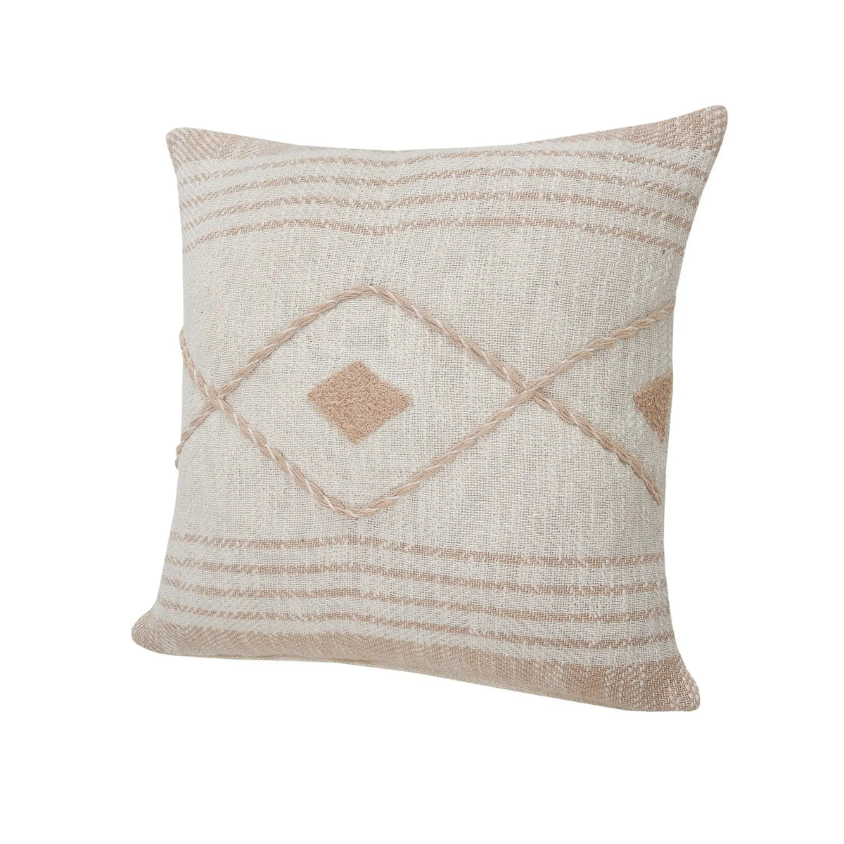 Seashore Lr07585 Peach/White Pillow