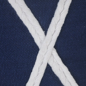 Seashore Lr07631 Navy/White Pillow