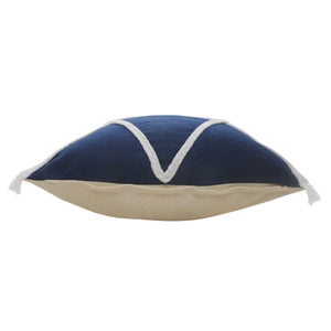 Seashore Lr07631 Navy/White Pillow