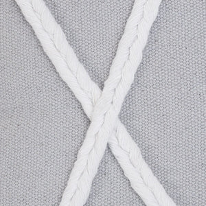 Seashore Lr07632 Light Gray/White Pillow