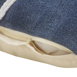 Seashore Lr07634 Denim Blue/White Pillow