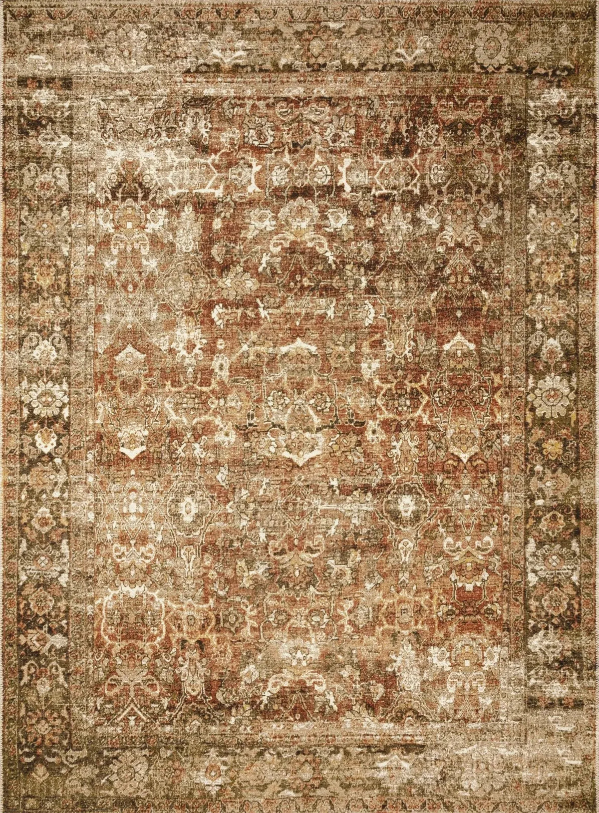 Sebastian SEB-01 Rust / Tobacco Rug