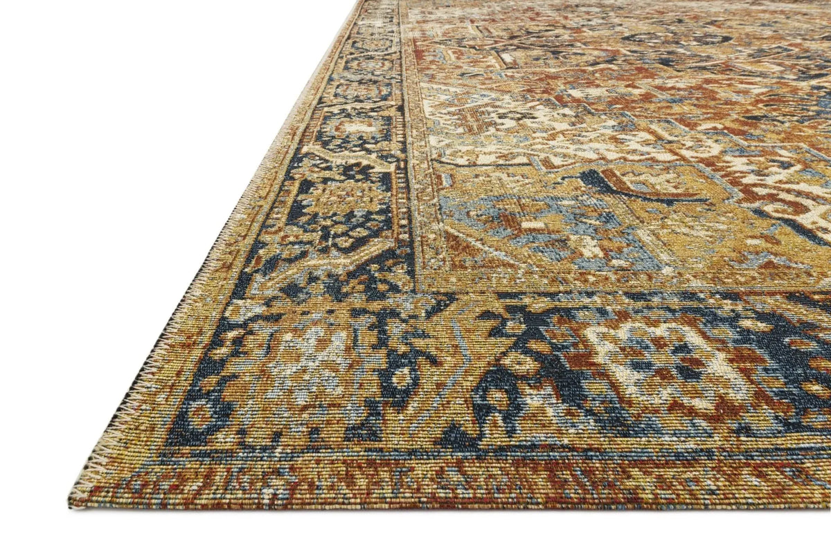 Sebastian SEB-03 Red / Navy Rug