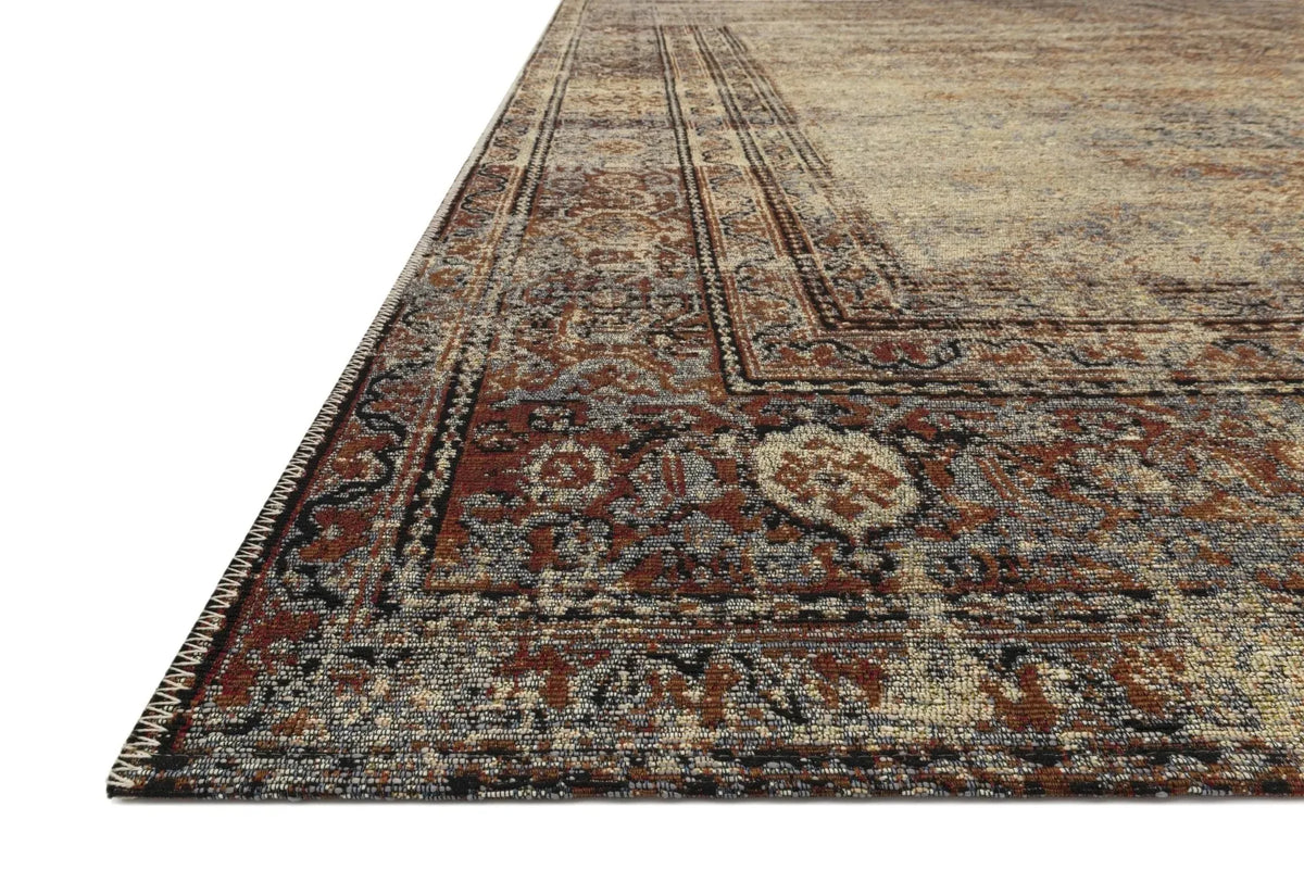 Sebastian SEB-05 Natural / Brick Rug