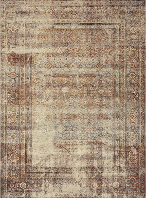 Sebastian SEB-05 Natural / Brick Rug